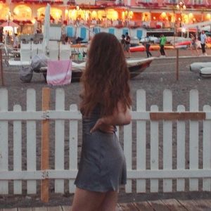 Hollister Dark Blue/Grey Thin Strap Short Satin Dress